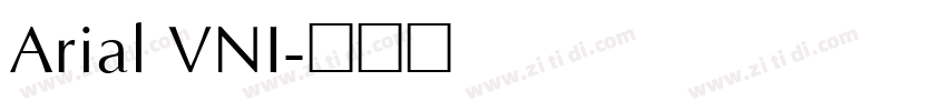 Arial VNI字体转换